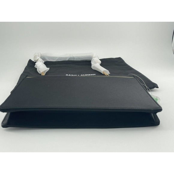 NEW! Saint Laurent YSL Black Chain Envelope Shoulder Bag Purse Authentic - Picture 9 of 15